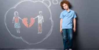 child heart broken after divorce