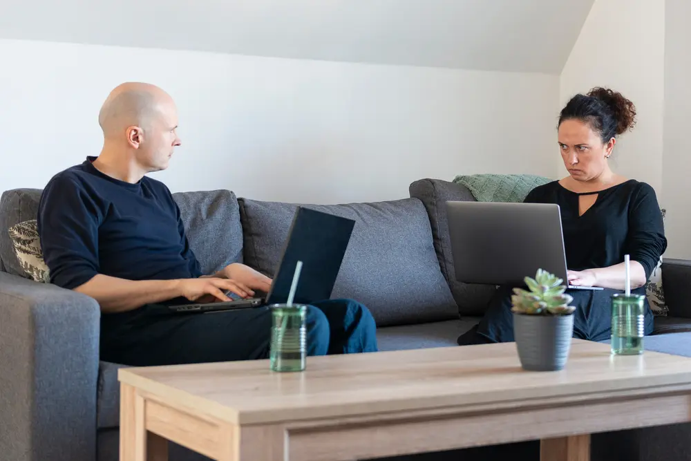too much time at home with your spouse