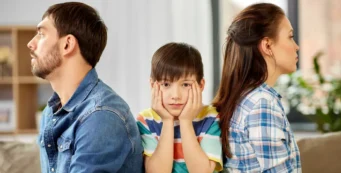 couple and kids