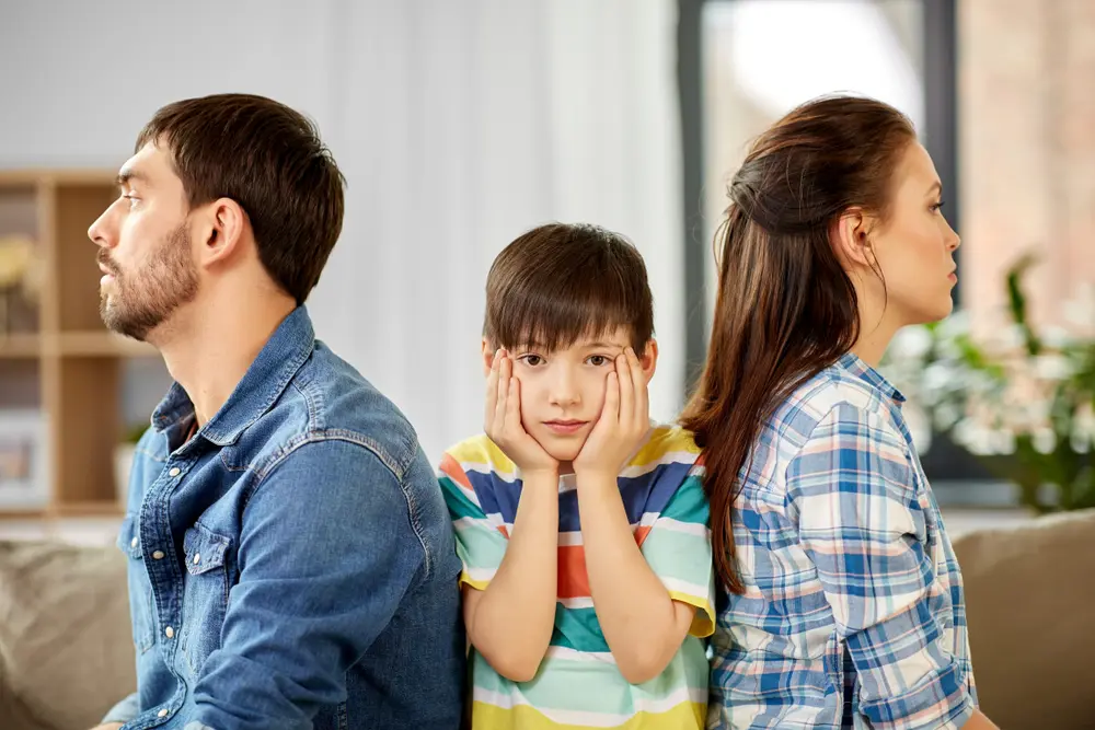couple and kids